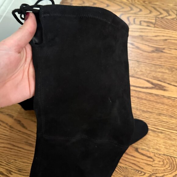Stuart Weitzman Black Suede Over-the-Knee Boots – Size 8 (Excellent Condition) - Picture 3 of 5